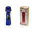 Караоке микрофон WSTER WS-898 (Bluetooth, динамики, USB) беспроводной (синий)