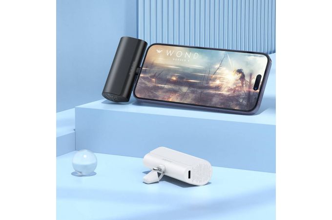 Универсальный дополнительный аккумулятор Power Bank BOROFONE BJ35 Pocket power bank(iP) (5200 mAh) (белый)