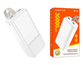 Универсальный дополнительный аккумулятор Power Bank BOROFONE BJ33B Creed power bank (30000 mAh) (белый)