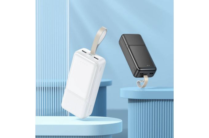 Универсальный дополнительный аккумулятор Power Bank BOROFONE BJ33B Creed power bank (30000 mAh) (белый)