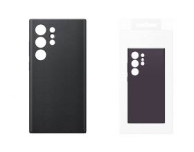 Чехол для Samsung S23 Ultra Leather Case MagSafe (черный)