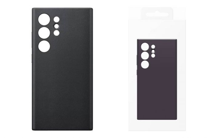 Чехол для Samsung S24 Ultra Leather Case MagSafe (черный)