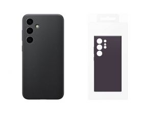 Чехол для Samsung S24 Plus Leather Case MagSafe (черный)