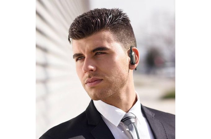 Bluetooth гарнитура HOCO E26 Plus (черный)