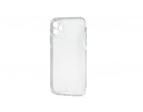 Чехол силиконовый iPhone 11 (6.1) тонкий (0.3 mm) с заглушкой (прозрачный)