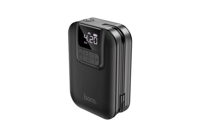 Компрессор автомобильный HOCO S53 Breeze portable smart air pump (универсальный)