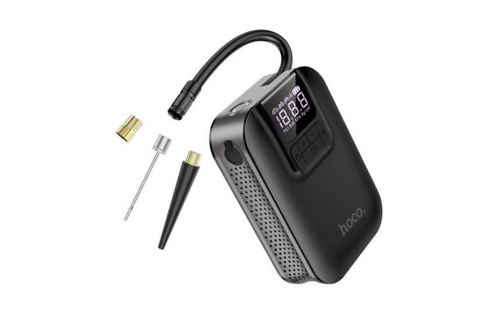 Компрессор автомобильный HOCO S53 Breeze portable smart air pump (универсальный)