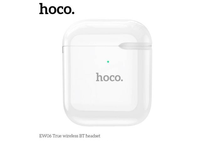Наушники вакуумные беспроводные HOCO EW06 True wireless BT headset Bluetooth (белый)