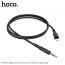 Переходник кабель HOCO UPA18 Jack 3.5mm - Lightning (черный) 1м
