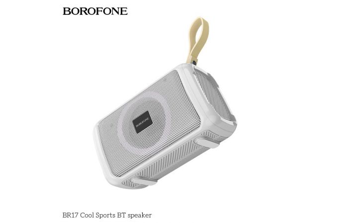 Портативная беспроводная колонка BOROFONE BR17 Cool Sports BT speaker (серый)