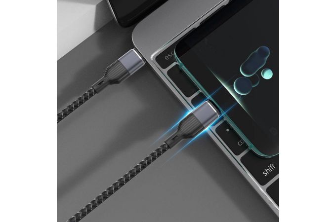 Кабель USB Type-C - USB Type-C SENDEM T17 PD66W (черный) 1.2м