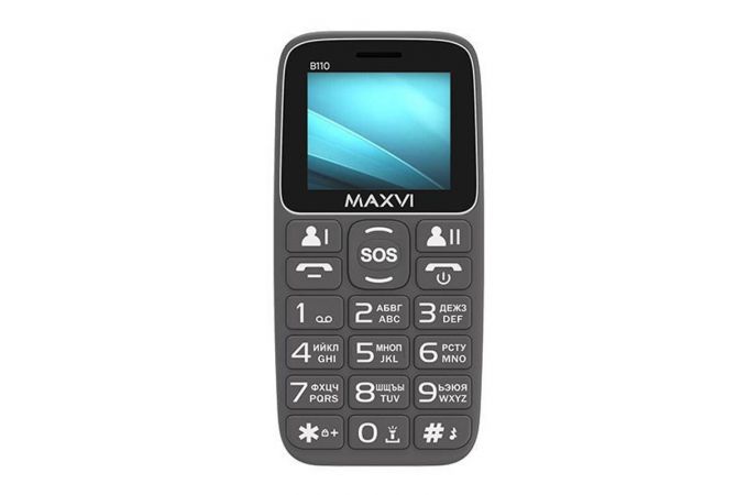 Сотовый телефон MAXVI  B110 Gray