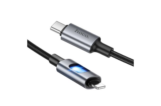 Кабель USB Type-C - Lightning HOCO U144 New PD27W (черный)
