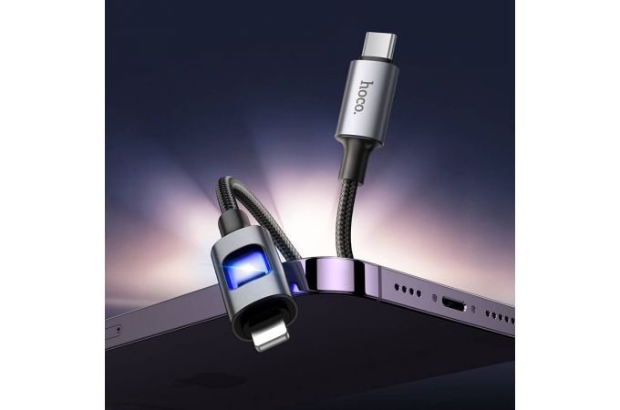 Кабель USB Type-C - Lightning HOCO U144 New PD27W (черный)
