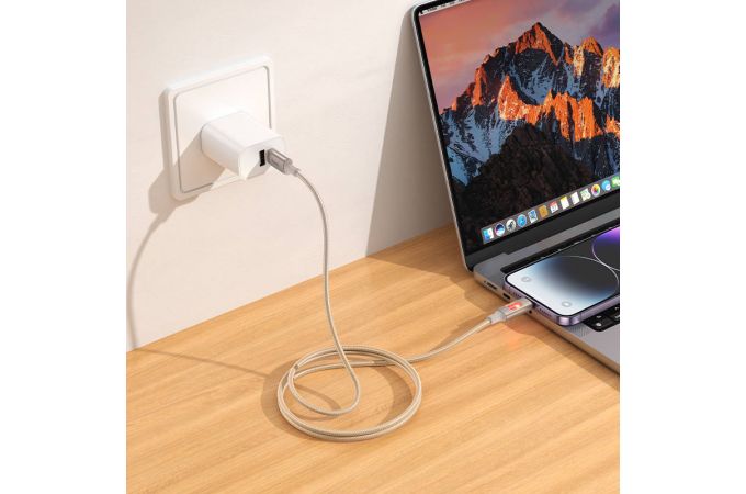 Кабель USB Type-C - Lightning HOCO U144 New PD27W (черный)