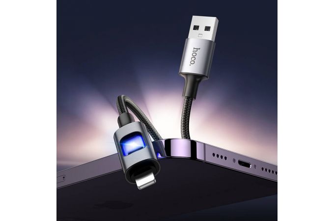 Кабель USB - Lightning HOCO U144 New (черный)