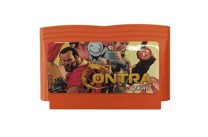 Картридж 8 bit CONTRA 24в1 сборник