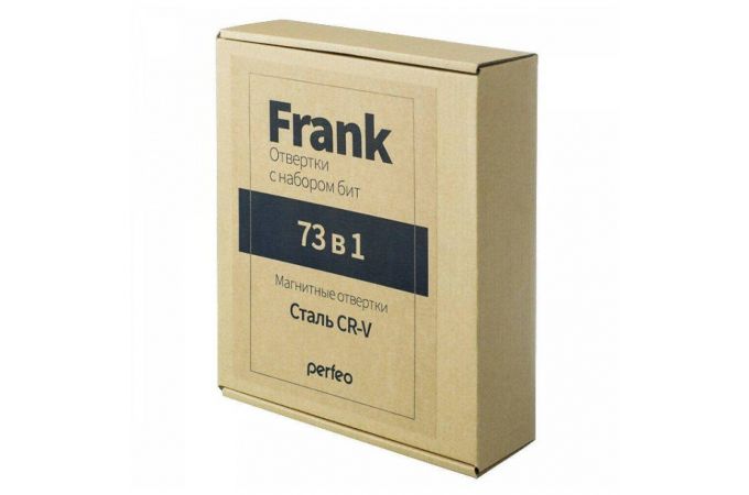 Набор инструмента отверток Perfeo Frank с битами (насадками) 73 в 1 (PF_A4879)