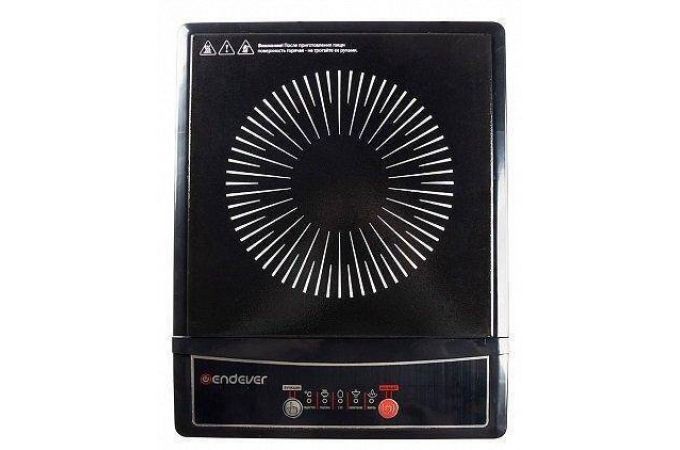 Плитка электрическая ENDEVER Skyline IP-16 черный 1300Вт, стеклокерамика