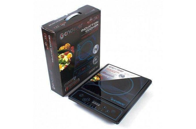 Плитка электрическая ENDEVER Skyline IP-26 черно-синий 2000Вт, индук., таймер, 7 пр.,нагрузка до15кг