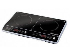 Плитка электрическая ENDEVER Skyline IP-44 черный 2200Вт+2200Вт, инд , таймер, 8 прог., 20кг+20кг