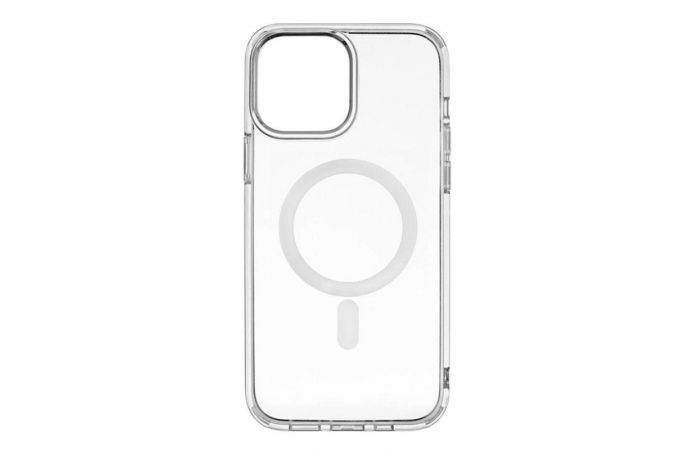 Чехол для iPhone 13 (6.1) с силиконовым бампером MagSafe (прозрачный)
