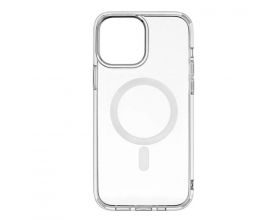 Чехол для iPhone 12 (6.1) с силиконовым бампером MagSafe (прозрачный)
