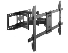 Кронштейн для LCD TV  HARPER TVFW-70 Black 37" – 80", 60 кг, расстояние от стены 58 - 400мм.