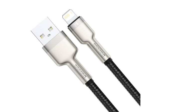 Кабель USB - Lightning BASEUS Cafule 2.4А (черный) 1м