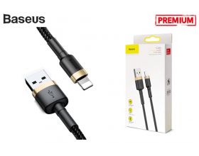 Кабель USB - Lightning BASEUS Cafule, 2А (золотой+черный) 3м