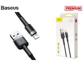 Кабель USB - Lightning BASEUS Cafule, 2А (серый+черный) 3м