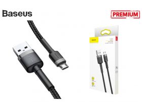 Кабель USB - MicroUSB BASEUS Cafule 1.5А, 2 м (серый+черный)