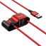 Кабель USB - Lightning + Dual USB BASEUS Special Data Cable for Backseat 3A (красный)