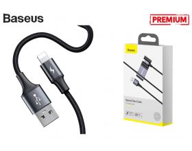 Кабель USB - Lightning + Dual USB BASEUS Special Data Cable for Backseat 3A (черный)