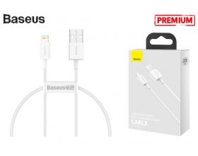 Кабель USB - Lightning BASEUS Superior Series Fast Charging 2.4А (белый) 0.25м