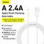 Кабель USB - Lightning BASEUS Superior Series Fast Charging 2.4А (белый) 0.25м