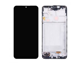 Дисплей для Samsung A165F Galaxy A16 4G Black в сборе с тачскрином + рамка 100%