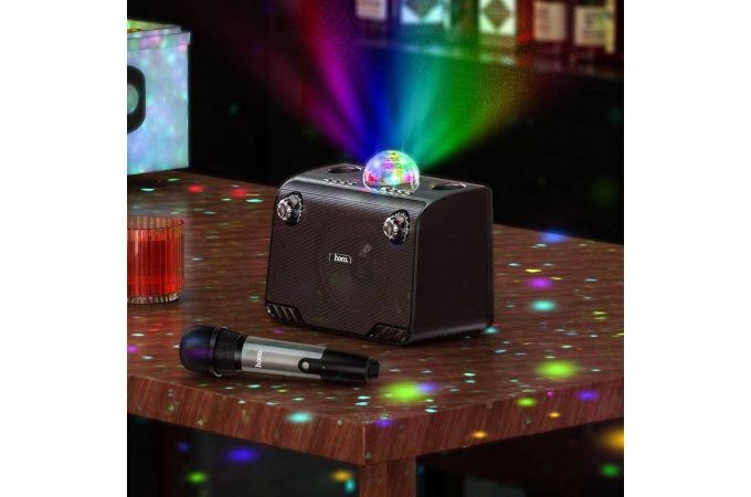 Караоке система HOCO BS41 Warm sound sports wireless speaker цвет черный