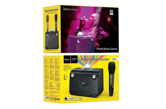Караоке система HOCO BS41 Warm sound sports wireless speaker цвет черный