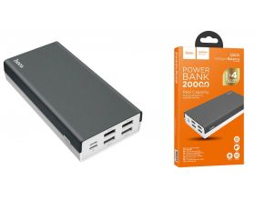 Универсальный дополнительный аккумулятор Power Bank HOCO J66A (20000 mAh) (черный)