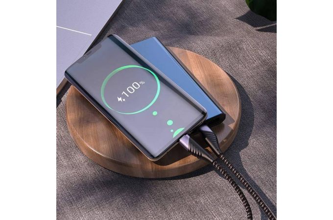 Кабель USB Type-C - USB Type-C HOCO U95, PD60W 3A (черный) 1,5м (в оплетке)