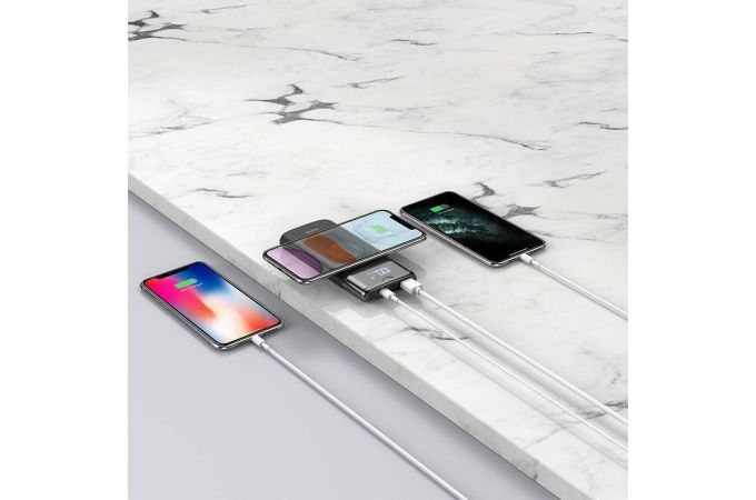 Универсальный дополнительный аккумулятор Power Bank HOCO J63 + PD 10W PD20W+QC3.0 (10000 mAh) (черный)