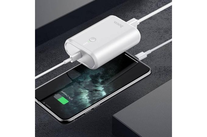 Универсальный дополнительный аккумулятор Power Bank HOCO Q3 PD+QC3.0 (10000 mAh) (белый)