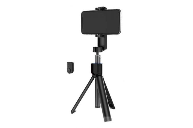 Монопод штатив для селфи и трипод 2в1 BOROFONE BY5 черный (Bluetooth)