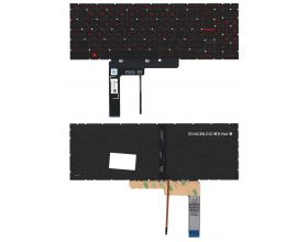 Клавиатура для ноутбука MSI Katana GF66 GF76 MS-17L1 черная с подсветкой