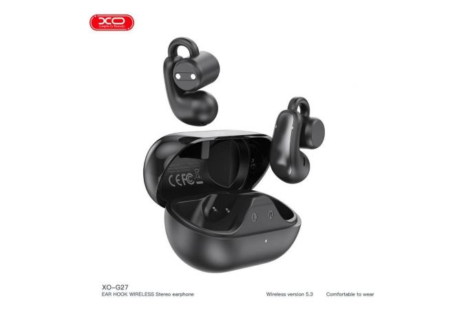 Наушники вакуумные беспроводные XO G27 Yanke Clip On Ear Long Range Black