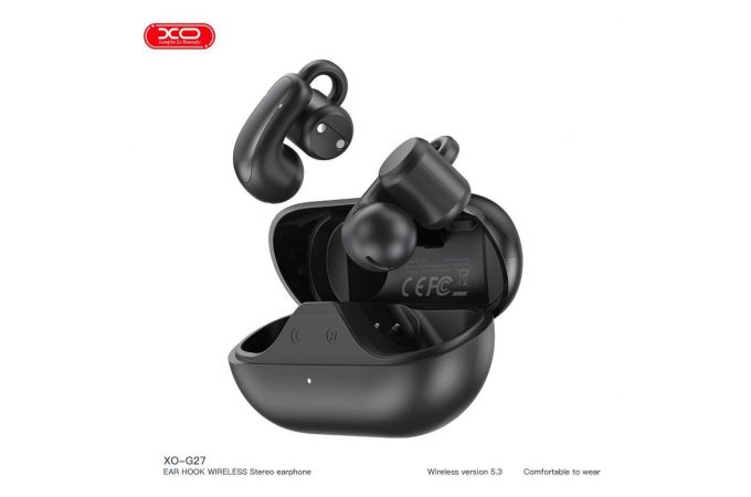 Наушники вакуумные беспроводные XO G27 Yanke Clip On Ear Long Range Black