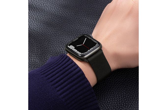 Ремешок для Apple Watch HOCO WA03 Simple серия beauty ремешок из миланской стали (42/44/45/49 мм) зеленый (7 поколение)