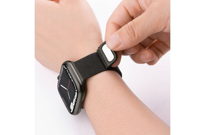 Ремешок для Apple Watch HOCO WA03 Simple серия beauty ремешок из миланской стали (42/44/45/49 мм) зеленый (7 поколение)