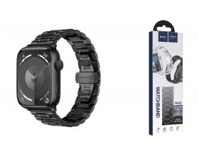Ремешок для Apple Watch HOCO WA32 Grand series five-bead steel strap (42/44/45/49 мм) черный